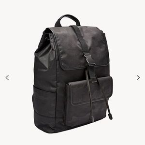 NEW Fossil Buckner Rucksack Backpack | black
